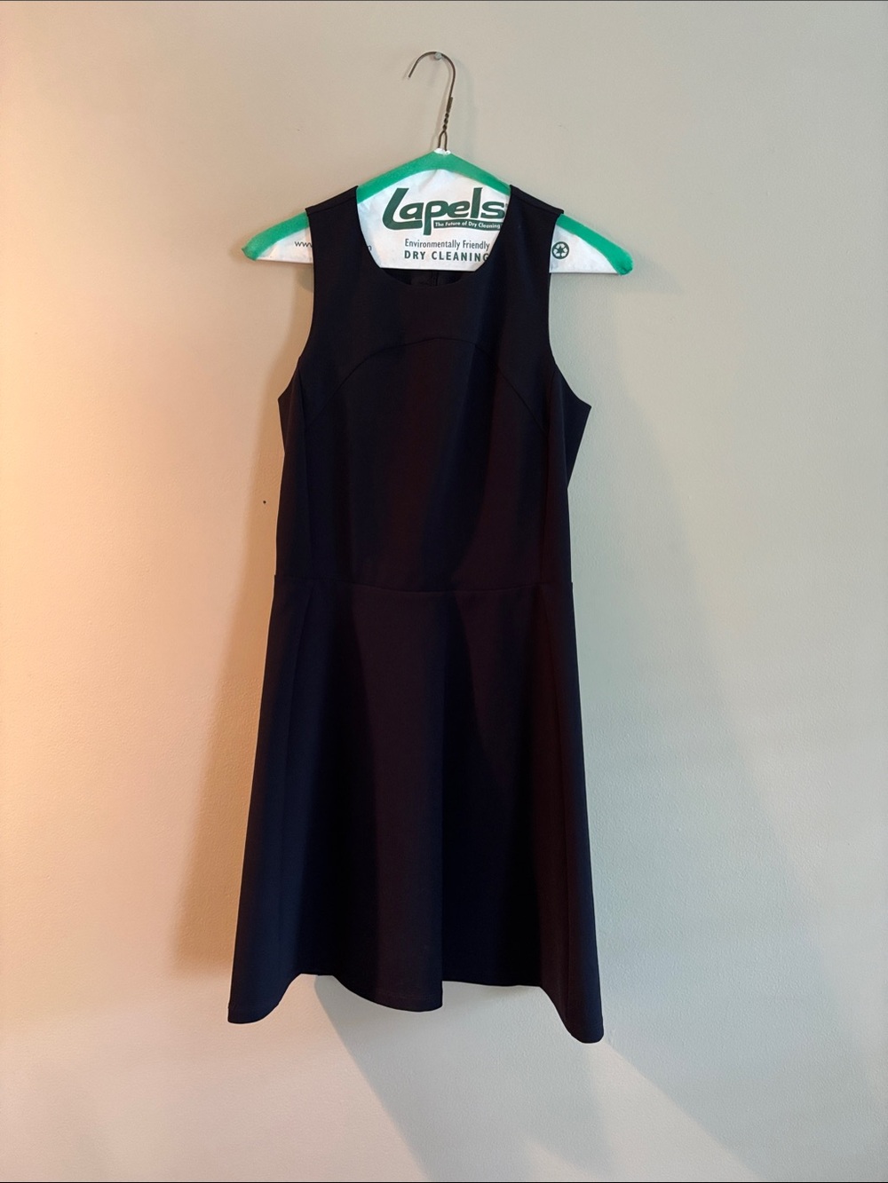 Madewell Navy Sleeveless A-Line Mini Dress